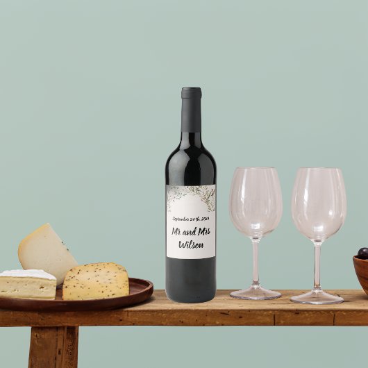 BOHO Ring van Bloemen en Teken de Etiketten van de