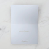 Boho  Rocking Horse Cowboy Baby shower Bedankkaart (Binnen)