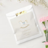 Boho Rocking Horse Cowboy Baby shower Bedankzakje (Gezegeld)