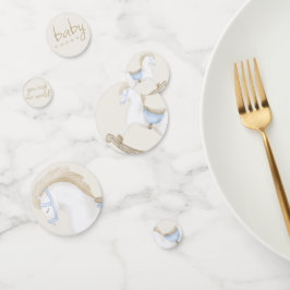 Boho  Rocking Horse Cowboy Baby shower Confetti