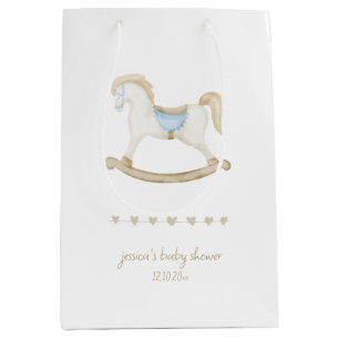 Boho Rocking Horse Cowboy Baby shower Medium Cadeauzakje