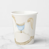 Boho Rocking Horse Cowboy Baby shower Papieren Bekers (Links)