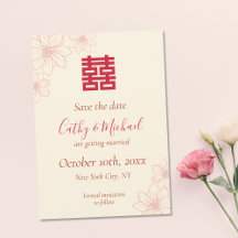 Boho rode en beige bloemrijke Chinese bruiloft 