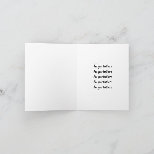 Boho Rode Wilde Bloem Script Bedankkaart  (Binnen)