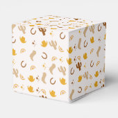 Boho Rodeo Birthday Cowgirl Rainbow Party Bedankdoosjes (Achterkant)