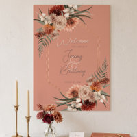 Boho Roest & Neutrale Herfst Bloemige Perzik Roest