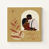 Boho Romance Ik verdien het om geliefd te zijn Notitieboek (Achterkant)