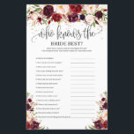 Boho romantic die het beste spel kent<br><div class="desc">Boho romantic die de beste game over bruid vrijgezellenfeest kent,  Contact met me opnemen voor overeenkomende objecten of aanpassingen,  Blush Rozen ©</div>