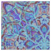 Boho-romantisch gekleurde mandala ornament arabesq stof (Close Up)