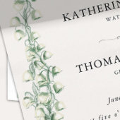 Boho Romantisch Lijst Waterverf Lily Valley Bruilo Kaart