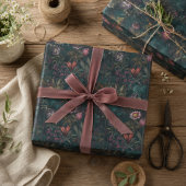 Boho Romantisch Roze en Groene Bloemen Decoupage Tissuepapier