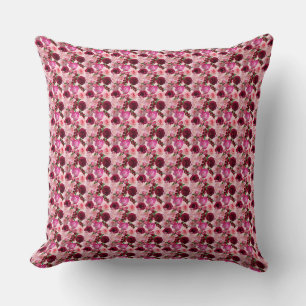 Boho Romantische Diepe Bloemrijke Weide Kussensloo Kussen