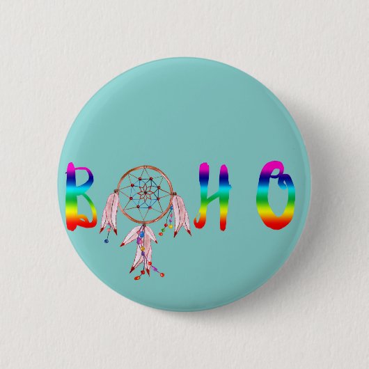 Boho Ronde Button 5,7 Cm (Voorkant)