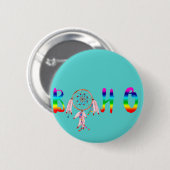 Boho Ronde Button 5,7 Cm (Voorkant /achterkant)