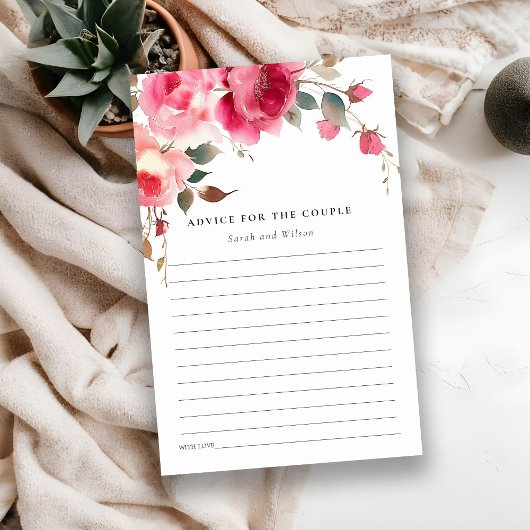 Boho Rood Roze Roze Bloemen Trouwdouche Advies