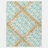 Boho Room Modern Abstract verdampingspatroon Fleece Deken (Voorkant)