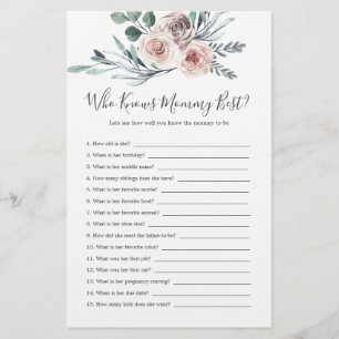 Boho Roos Baby shower die mama het beste kent