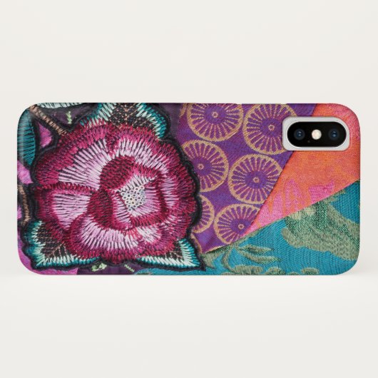 Boho Roos bloem wandtapijt kijken kleurrijk Case-Mate iPhone Case (Achterkant (horizontaal))