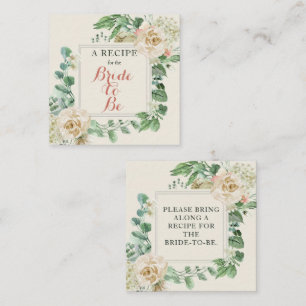 Boho Roos Bloemen Vrijgezellenfeest Recept Aanvraa Informatiekaartje