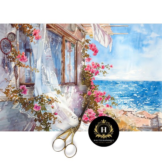 Boho Roos Dreamcatcher Kustdecoupage Tissuepapier