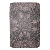 Boho Roos Gold Grey Mandala Elegant Design Badmat (Voorkant Verticaal)