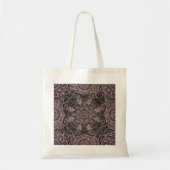 Boho Roos Gold Grey Mandala Elegant Design Tote Bag (Voorkant)