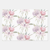 Boho Roos — Papieren pakbladen Inpakpapier Vel (Voorkant)