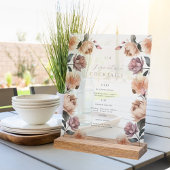 Boho Roos Signature Cocktail Trouwtafel Acryl Bord