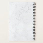 Boho Roos Waterverf Verbrandt Oranje bruiloft Planner (Achterkant)