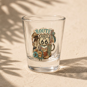 Boho Route 66 Desert Cowgirl Saloon Sfeer Shot Glas
