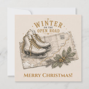 Boho Route 66 Kerst Kerstdag Wensen