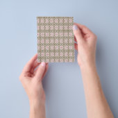 Boho Roze Bloemmotief Luxe Decoratie Flyer (Hand)