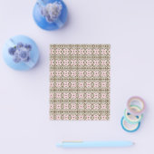 Boho Roze Bloemmotief Luxe Decoratie Flyer (Enkel)