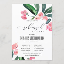 BOHO ROZE CHRISTUSDOORN BLOEI PROEFHuwelijksdiner Kaart