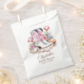 Boho Roze Cowgirl Bruilofts Favor Zak Bedankzakje (Geknipt)