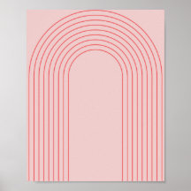 Boho  Roze en Rode RegenboogArch 4