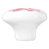 Boho Roze Fee Armadillo Keramische Knop (Zijkant)