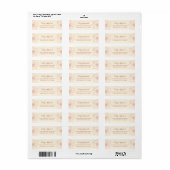 Boho roze florale bruiloft label (Full Sheet)
