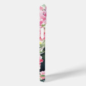 Boho Roze Groene Tropische Waterverf Bougainvillea Case-Mate iPhone Case (Achterkant / Rechts)