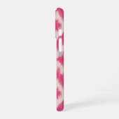 Boho Roze Ikat Design iPhone 16 Hoesje (Linkerkant)