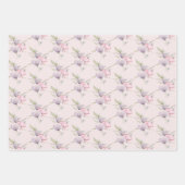 Boho Roze Inpakpapier Vellen  (Voorkant 2)