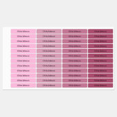 Boho roze Kinder waterdichte naamlabels Labels (Vel)