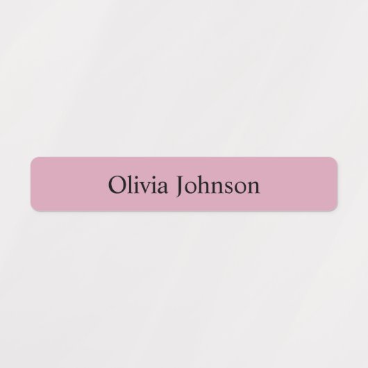 Boho roze Kinder waterdichte naamlabels Labels (Design 2)