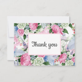 Boho roze lila blauw Bloemenpost BRUILOFT gunst RSVP Kaartje