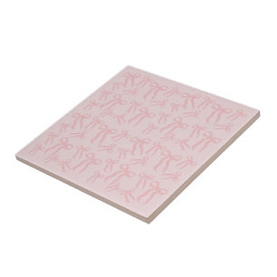 Boho Roze Lintelint Motief Op Poeder Blozen Roze Tegeltje