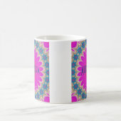 Boho Roze Mandala Koffiemok (Center)