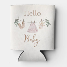 Boho roze Meisje Babykleding Blikjeskoeler