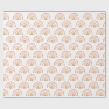 Boho roze regenboog patroon