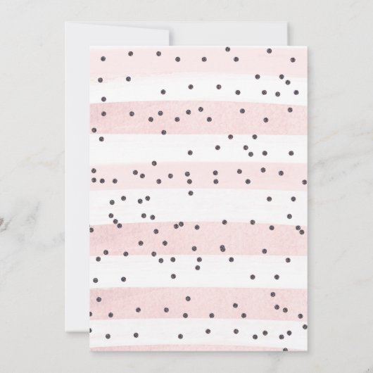 Boho roze regenboog Verjaardag, Rozen 1e Verjaarda Kaart (Achterkant)