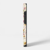 Boho Roze Waterverf Wildflower  iPhone Hoesje (Linkerkant)